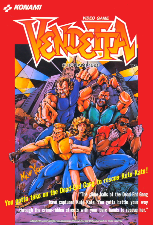 Vendetta (Asia, 2 Players ver. D) Arcade Game Cover